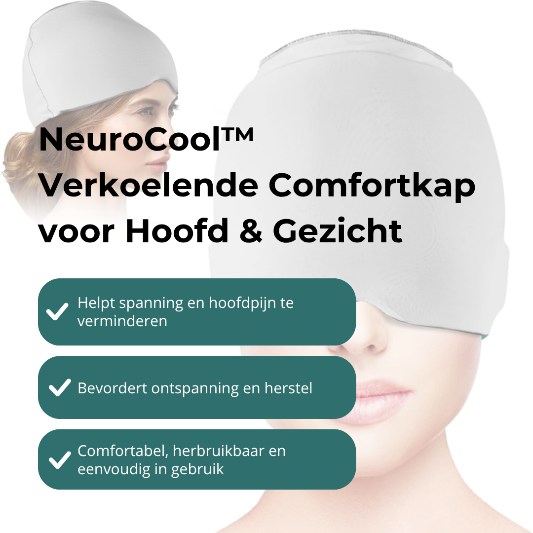 NeuroCool™ Verkoelende Comfortkap voor Hoofd & Gezicht