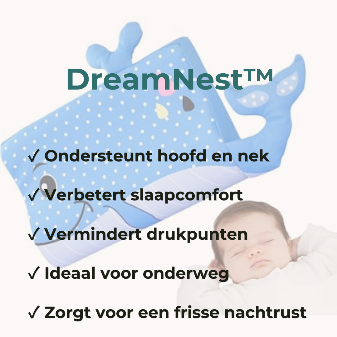 DreamNest™ Ergonomisch Memory Foam Kinderkussen